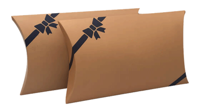 Kraft Pillow Boxes